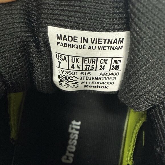 Reebok CrossFit Nano 6.0 CVRT Womens 7 Covert Black Riot Red Kevlar AR3400 NEW - Picture 9 of 12